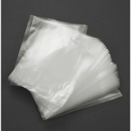 ​​​​​​​Lot de 100 sacs sous vide (L)350 × (P)250 × (H)20 mm, compostables et biodégradables