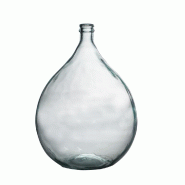 Bouteille Dame Jeanne 34 l en verre recyclé -  3400 cl Transparent Rond Verre Table Passion - transparent verre 8435271217864