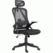 CLP Chaise de bureau Taos Noir - noir textile 324080 CLP Chaise de bureau Taos Noir - noir textile 324080