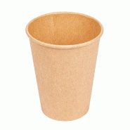 Gobelets boissons chaudes en carton kraft 36cl Ø9/6x11cm par 1000