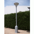 Lampadaire urbain solaire astral / led / en acier galvanisé thermolaqué / 3.5 m