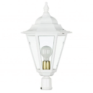 Luminaire pour mât elite 6 ip43 e27 70w blanc