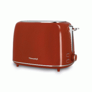 Menastyl - Grille pain retro 2 tranches en acier inoxydable brique - 3256391050118