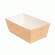 Moule de cuisson pâtisserie carton kraft 11,5x6,5x5cm - par 300