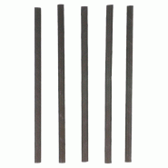 Paille papier noir Ø0,60x14cm - par 3000