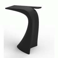 Table haute design in & out WING - noir