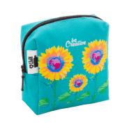Trousse de maquillage personnalisée - polyester RPET 600D - impression sublimation - forme carrée - 50 pièces minimum Trousse de maquillage personnalisée - polyester RPET 600D - impression sublimation - forme carrée - 50 pièces minimum