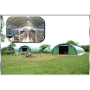 Tunnel d'élevage 9.30 adapté aux productions ovines ou caprines