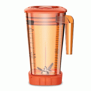 WARING Accessoire pour Blender de bar - Récipient Raptor® orange 2 L sans BPA en copolyester CAC95I-28 - CAC95I-28