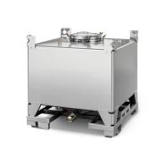 257240w - cuve ibc en inox, avec une construction sans cadre