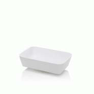 AQA Design Lavabo en résine à poser PARIS 3 blanc L.55 P.35 H.13,5 MP00512 - blanc plastique MP00512