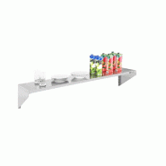 Gasfrit- Étagère murale industrielle en acier inoxydable 1000 x 250 mm - mx1000x25