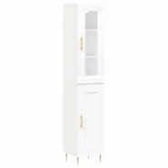 Helloshop26 - Buffet bahut commode armoire meuble de rangement organisateur cuisine salle de séjour salon haut 34,5 x 34 x 180 cm 02_0032376 - 300021_0