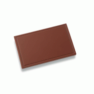 Louis Tellier - Planche PE HD 500 - marron - 500 x 300 x 20 mm - avec rigole - NPP51-M Louis Tellier - Planche PE HD 500 - marron - 500 x 300 x 20 mm - avec rigole - NPP51-M