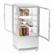 Mini vitrine réfrigérée 75L2T blanc 700287 Bartscher