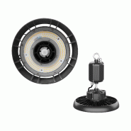 Projecteur LED Alcapower UFO 100W 15000lm 4000K IP65 IK08 Éclairage Secours Intégré Autonomie 180min Haute Efficacité Lumineuse Milieu Industriel