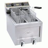 Roller Grill Friteuse électrique pro 2 x 8 L MONO 2 cordons RFE 8 D - inox RFE 8 D MONO