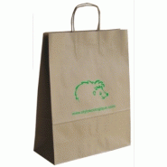 Sac papier kraft 100gr - 25x32x8cm