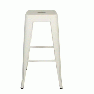Tabouret Tolix Acier Galvanisé blanc 750 x 400 x 400 mm | Gasfrit - tolix6