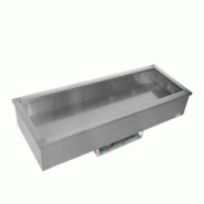 Tefcold Cuve inox de refroidissement ventilée 5 x GN 1/1, 235 W, 220 V - MONO - 16409