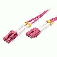 VALUE Câble FO 50/125µm, LC/LC, OM4, violet, 15 m VALUE Câble FO 50/125µm, LC/LC, OM4, violet, 15 m