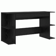 VidaXL Bureau Autre Chêne noir 140 x 50 x 75 cm Bois d'ingénierie Modèle Ventura Select - 879649