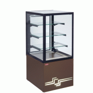 Vitrine réfrigérée de présentation - pâtisserie - +4°C/+8°C - éclairage LED - 3 étagères en verre Vitrine réfrigérée de présentation - pâtisserie - +4°C/+8°C - éclairage LED - 3 étagères en verre