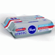 100 lingettes désinfectantes, virucides, multi-surfaces