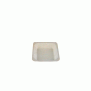 Betik Ecoline – 1600 unités – Assiette carrée bois – 11,5 x 11,5 cm - beige Bois massif 1011416
