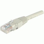 Cordon rj45 catégorie 6 u/utp gris - 7 m 240670