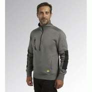 DIADORA UTILITY Veste De Travail Demi-Zippée Litework Hz Gris Acier L - M gris multi-matériau 8032521022966
