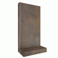 Gondole simple face Alias L74xP44xH144,6cm - toile bronze
