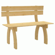 Helloshop26 - Banc de jardin meuble de patio d'extérieur terrasse 150 cm bois de pin imprégné  02_0011247 - Bois massif 3000616882721
