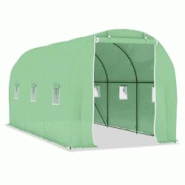 Helloshop26 - Serre tente abri plante fleur légumes 9 m² 4,5 x 2 x 2 m vert 02_0044458 - 3000220160208 Helloshop26 - Serre tente abri plante fleur légumes 9 m² 4,5 x 2 x 2 m vert 02_0044458 - 3000220160208