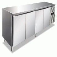 KLIMAITALIA Table de congélation inox 4 portes ventilées. Dégivrage auto. Temp. -22°C/-18°C. Dim. LxSx H 223x70x86 cm. CXF4100BT - 4557
