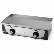 Plancha à gaz professionnelle plaque 15mm en acier rectifié 9600w - PPLC8100RT