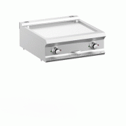 Plaque à snack professionnel electrique plaque lisse 63x54 a poser ... - PFTBE77TR