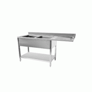 Plonge evier lave vaisselle avec sous tablette 1600 x 600 x 950 mm - STSD166R