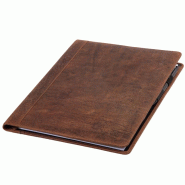 Pride & Soul 30122 Porte-documents A4 Winston en cuir véritable Marron 32 x 26 cm - 4021068301225