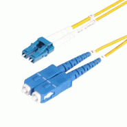 StarTech Cble Fibre Optique de 1m Duplex Monomode LC