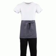 Tablier Serveur Court Whites Gris Anthracite - Whites Chefs Clothing - gris 0698142122553 Tablier Serveur Court Whites Gris Anthracite - Whites Chefs Clothing - gris 0698142122553
