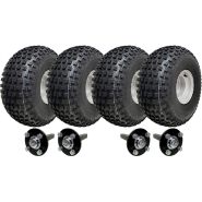 Twin axle - ATV quad trailer kit 620kg capacity, 22x11.00-8 knobby wheels (no hi Twin axle - ATV quad trailer kit 620kg capacity, 22x11.00-8 knobby wheels (no hi
