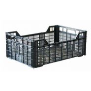 Bac fruit et légume empilable - 60 x 40 cm - hauteur 18 à 29 cm Bac fruit et légume empilable - 60 x 40 cm - hauteur 18 à 29 cm