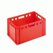Bac gerbable gamme viande palette - 40 pièces Bac gerbable gamme viande palette - 40 pièces