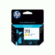 Cartouche d'encre DesignJet HP 711 jaune 29 ml - compatible gamme DesignJet HP T100 & T500