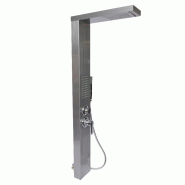 DOUCHE DE JARDIN DE PLUIE EN ACIER À FIXER AU MUR INOXYDABLE 130 CM AVEC BUSES DE MASSAGE JET PLUIE 16_0002769 DOUCHE DE JARDIN DE PLUIE EN ACIER À FIXER AU MUR INOXYDABLE 130 CM AVEC BUSES DE MASSAGE JET PLUIE 16_0002769