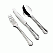 Ensemble 18 couverts Conimbriga inox 18/10 (6 couteaux de table + 6 fourchettes de table + 6 cuillères de table) - Acier inoxydable 18/10 56036806094