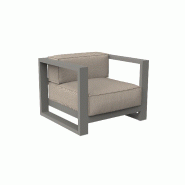 Fauteuil lounge Posidonia - fumé