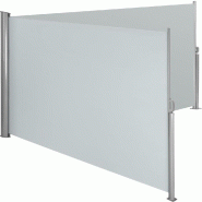 Helloshop26 - Auvent store latéral brise-vue paravent rétractable double gris 200 x 600 cm 2208134/2 - 3000093441534