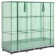Helloshop26 - Jardinière bac lit surélevé plantes fleurs terrasse jardin surélevée avec housse aspect rotin 120 x 40 x 123 cm blanc 02_0038734 - Helloshop26 - Jardinière bac lit surélevé plantes fleurs terrasse jardin surélevée avec housse aspect rotin 120 x 40 x 123 cm blanc 02_0038734 -